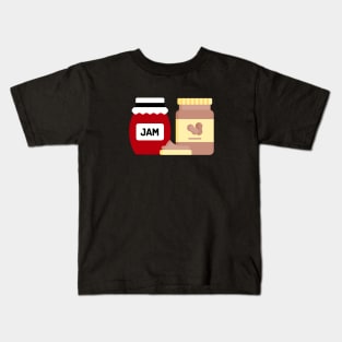 Peanut Butter And Jelly Toast Vintage Sandwich Since Breakfast Yummy Kawaii Kids T-Shirt